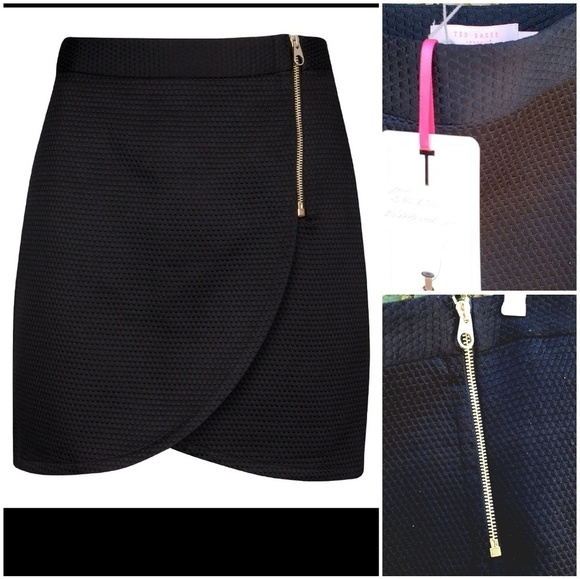 Ted Baker‎ Wrap Front Mini Skirt, - Picture 1 of 4